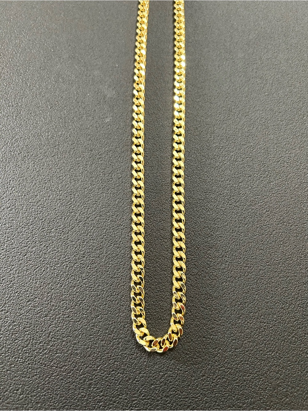 Gold plated Cuban Link Chain Necklace